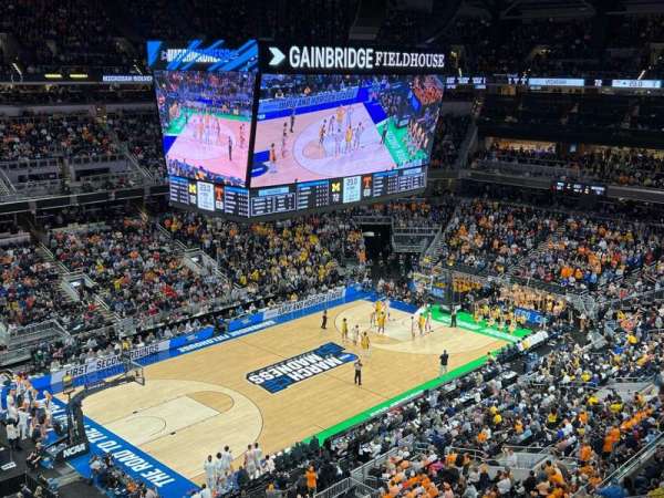 Gainbridge Fieldhouse, section: 212, row: 2, seat: 4