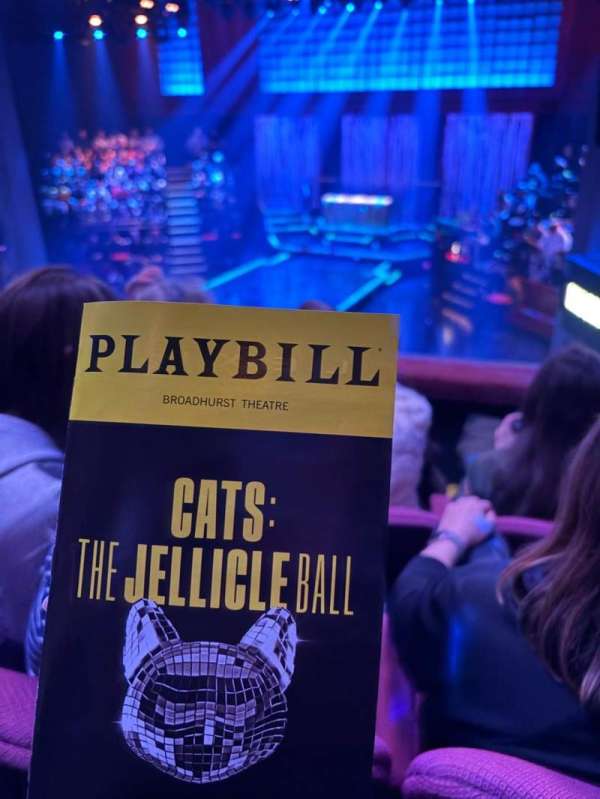 Broadhurst Theatre, section: Mezzanine R, row: C, seat: 10