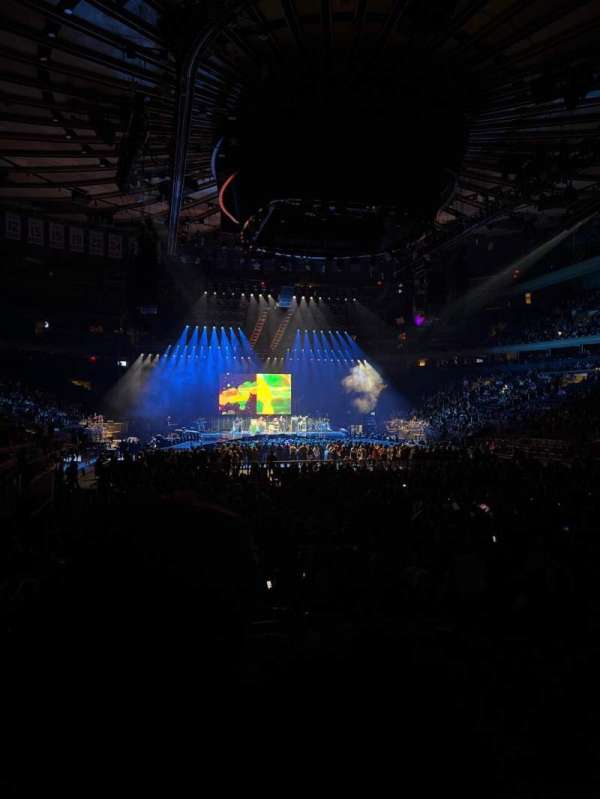 Madison Square Garden, section: 101, row: 7, seat: 4