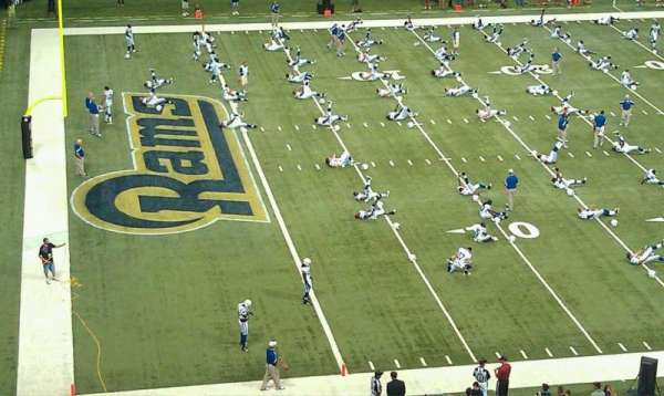 The Dome at America's Center, section: 419LO, row: C, seat: 1