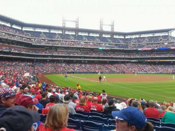 Citizens Bank Park, section: 110, row: 19, seat: 4