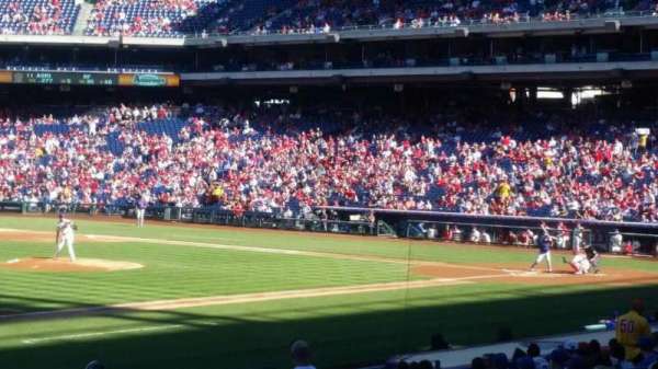 Citizens Bank Park, section: 134, row: 24, seat: 1