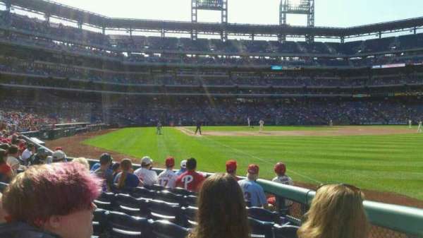 Citizens Bank Park, section: 109, row: 8, seat: 8