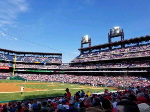 Citizens Bank Park, section: 133, row: 19, seat: 11