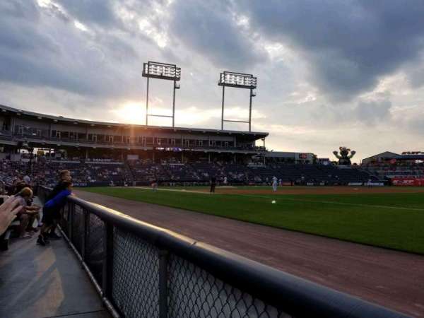 PNC Field, Scranton, section: 12, row: 1, seat: 1