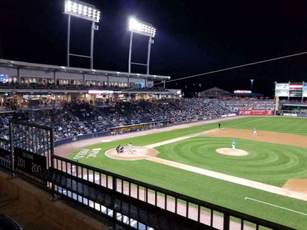 PNC Field, Scranton, section: 200, row: 2, seat: 9