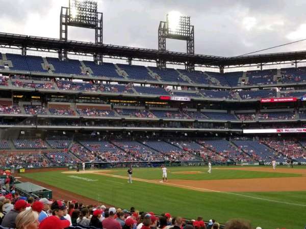 Citizens Bank Park, section: 111, row: 18, seat: 7