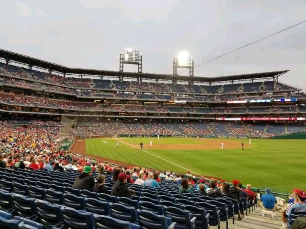 Citizens Bank Park, section: 108, row: 26, seat: 1