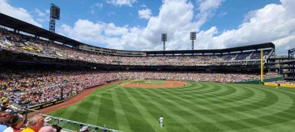 PNC Park, section: 143, row: f, seat: 1