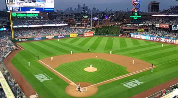 Citizens Bank Park, section: 320, row: 1, seat: 8