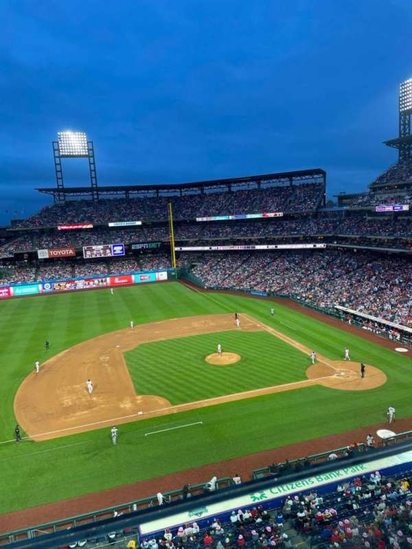 Citizens Bank Park, section: 327, row: 1, seat: 2