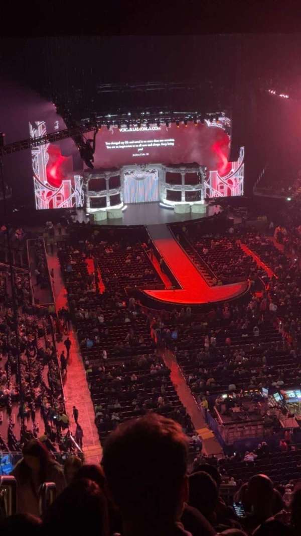 The O2, London, section: 410, row: U, seat: 686
