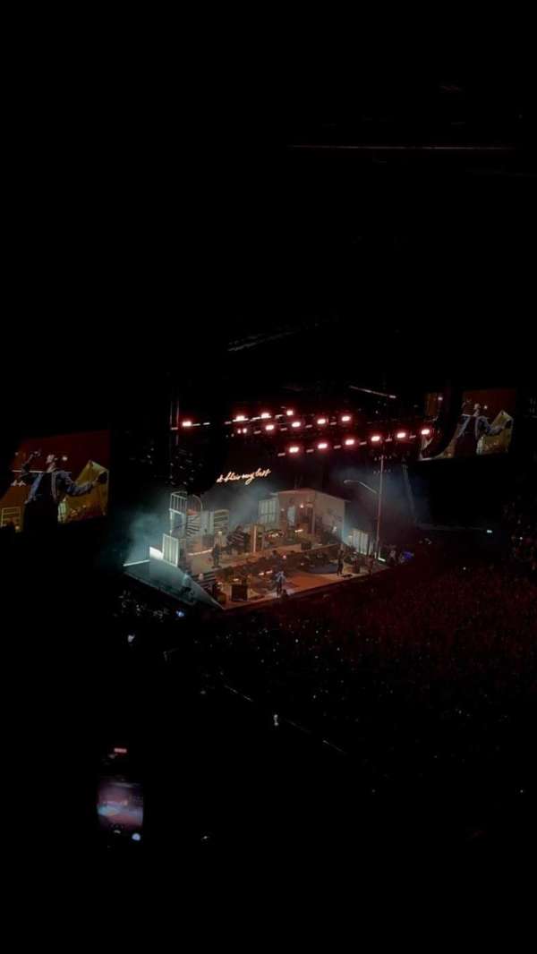 The O2, London, section: 405, row: P, seat: 568