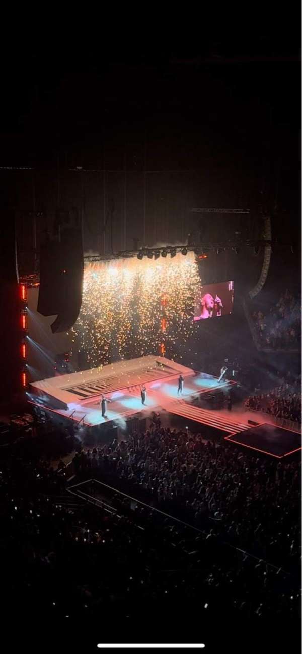 The O2, London, section: 404, row: B, seat: 539