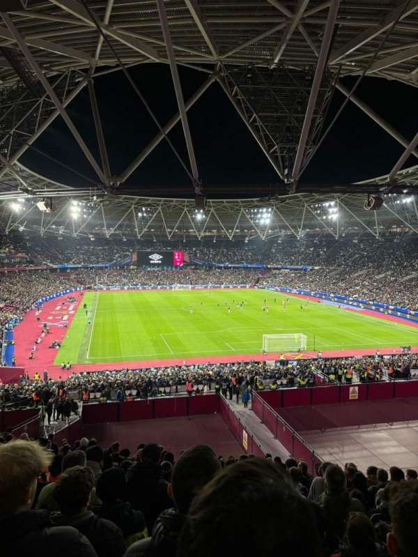 London Stadium, section: 219, row: 49, seat: 74