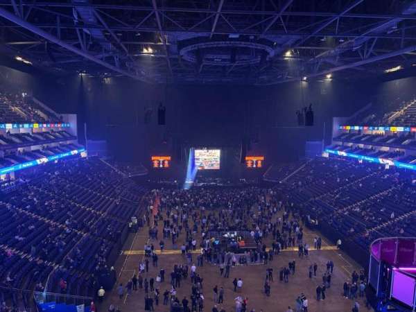 The O2, London, section: 411, row: A, seat: 699