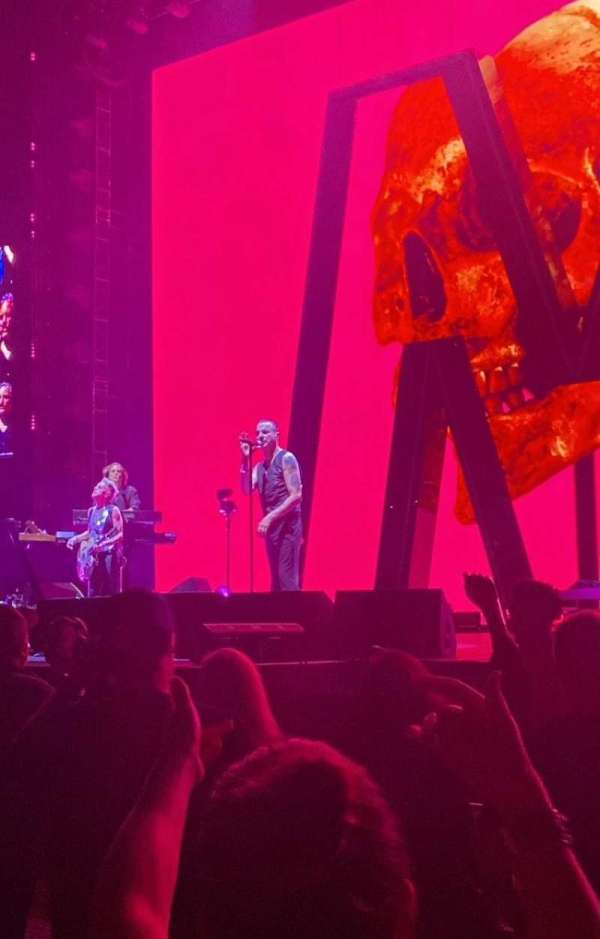 Little Caesars arena, section: Main Floor, row: 3, seat: 7