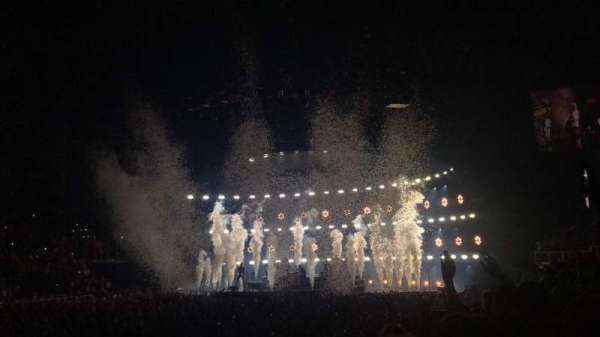 The O2, London, section: 111, row: H, seat: 324