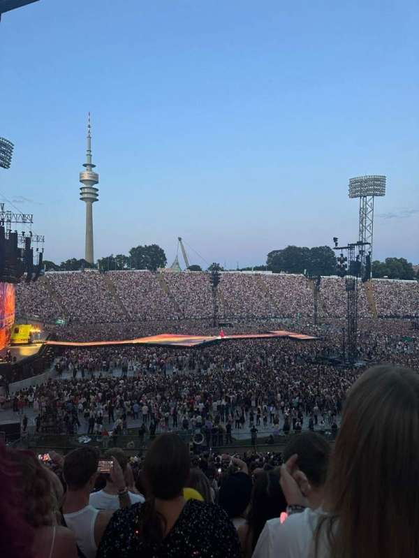 Olympiastadion München, section: B1, row: 38, seat: 15
