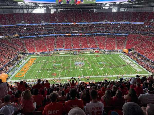 Mercedes-Benz Stadium, section: 340, row: 20, seat: 15