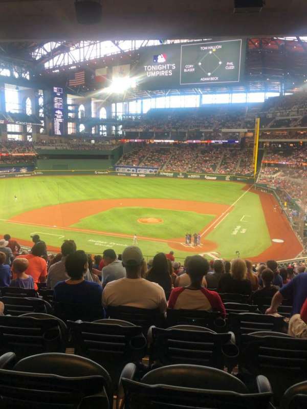 Globe Life Field, section: 112, row: 19, seat: 7