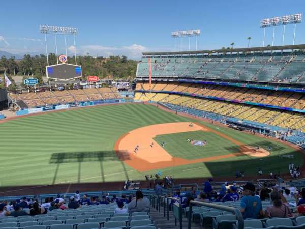 Dodger Stadium, section: 27RS, row: V, seat: 1