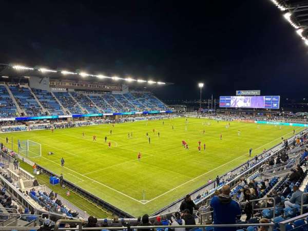 PayPal Park, section: 122, row: 15, seat: 21
