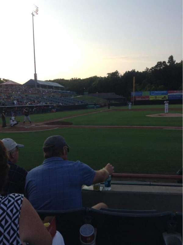 Prince George's Stadium, section: 109, row: C, seat: 9