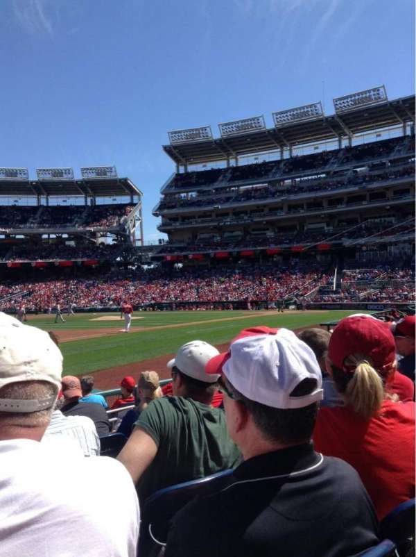 Nationals Park, section: 113, row: H, seat: 12