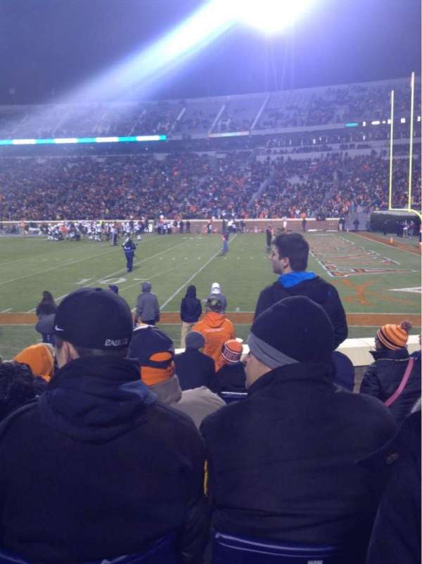 Scott Stadium, section: 121, row: J