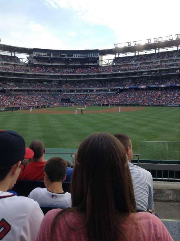 Nationals Park, section: 142, row: E
