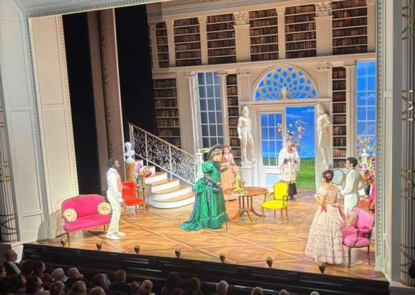 Noël Coward Theatre, section: Royal Circle, row: A, seat: 7
