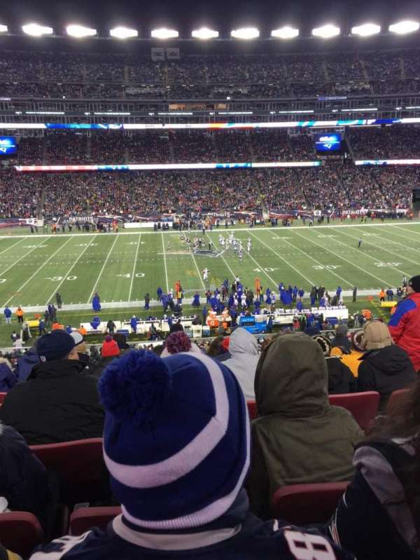 Gillette Stadium, section: CL32, row: 8, seat: 8