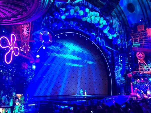 Palace Theatre, Broadway, section: Orchestra, row: L, seat: 1