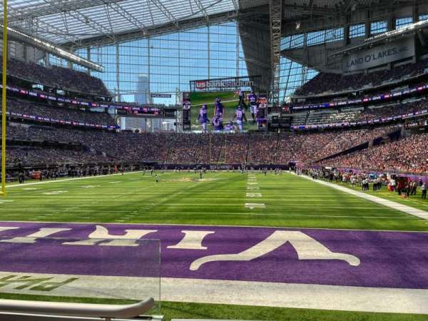 U.S. Bank Stadium, section: 118, row: 5, seat: 20