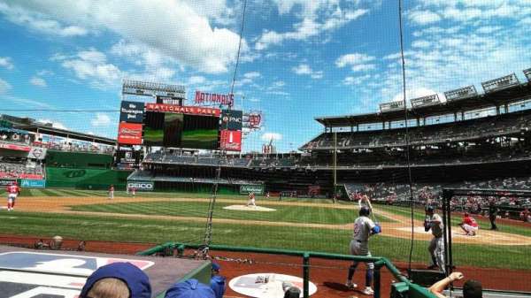 Nationals Park, section: 118, row: E, seat: 6