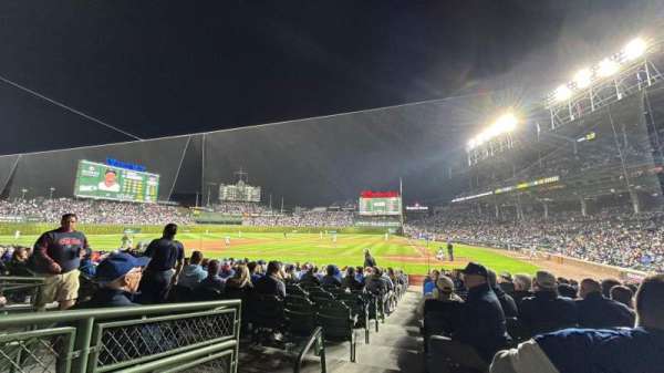 Wrigley Field, section: 114, row: 3, seat: 2