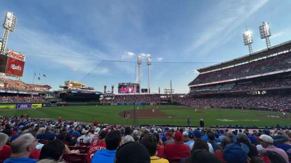 Great American Ball Park, section: 115, row: T, seat: 10