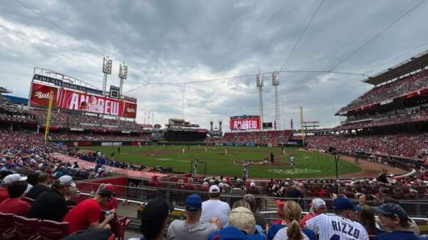 Great American Ball Park, section: 121, row: Q, seat: 11