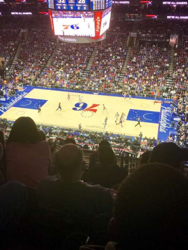 Xfinity Mobile Arena, section: 202, row: 11, seat: 17