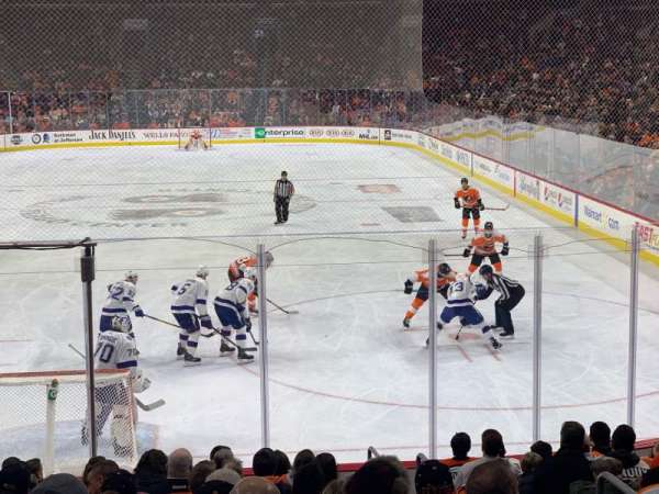 Xfinity Mobile Arena, section: 107, row: 14, seat: 15