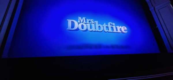 Shaftesbury Theatre, section: Stalls, row: B, seat: 22