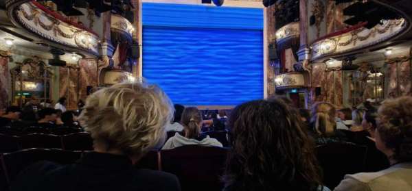 Novello Theatre, section: Stalls, row: P, seat: 15