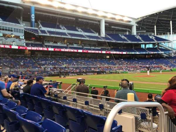 LoanDepot Park, section: 7, row: C, seat: 22