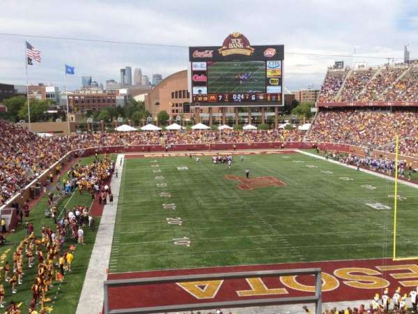 Huntington Bank Stadium, section: 228