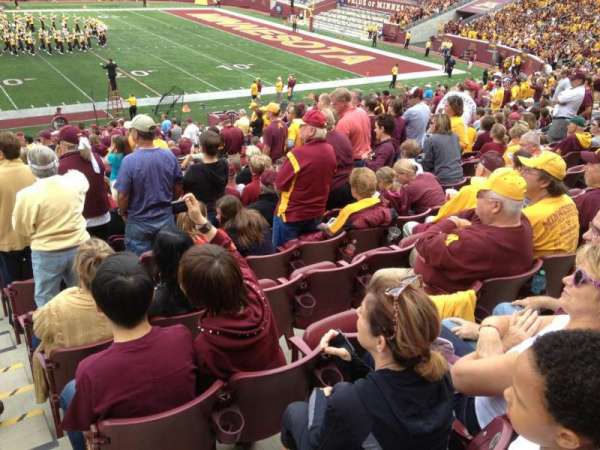 Huntington Bank Stadium, section: 140