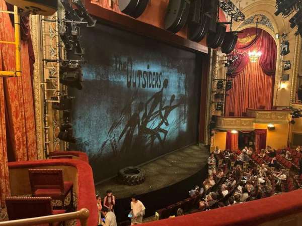 Bernard B. Jacobs Theatre, section: Mezzanine L, row: B, seat: 27