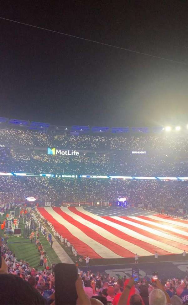 MetLife Stadium, section: 129, row: 39, seat: 15