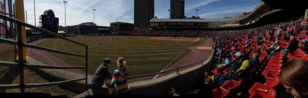 Sahlen Field, section: 125, row: D