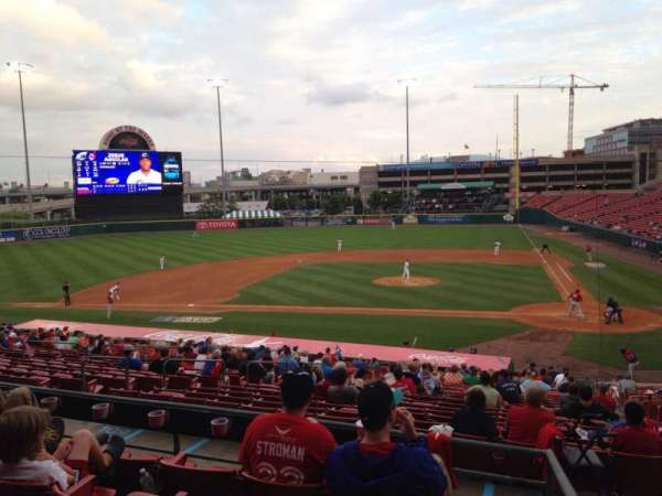 Sahlen Field, section: 109, row: EE, seat: 1
